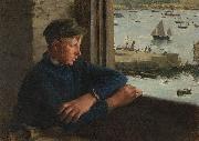 Henry Scott Tuke The Look Out oil painting artist